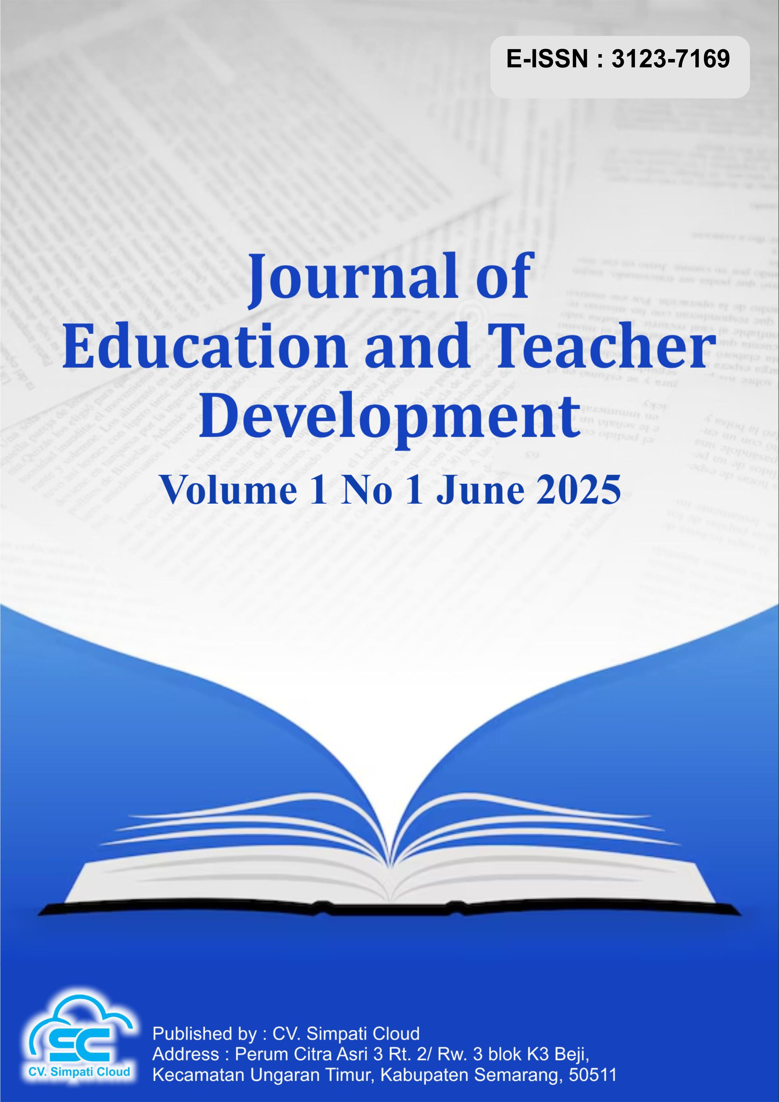 					View Vol. 1 No. 1 (2025): June: Journal of Education and Teacher Development
				