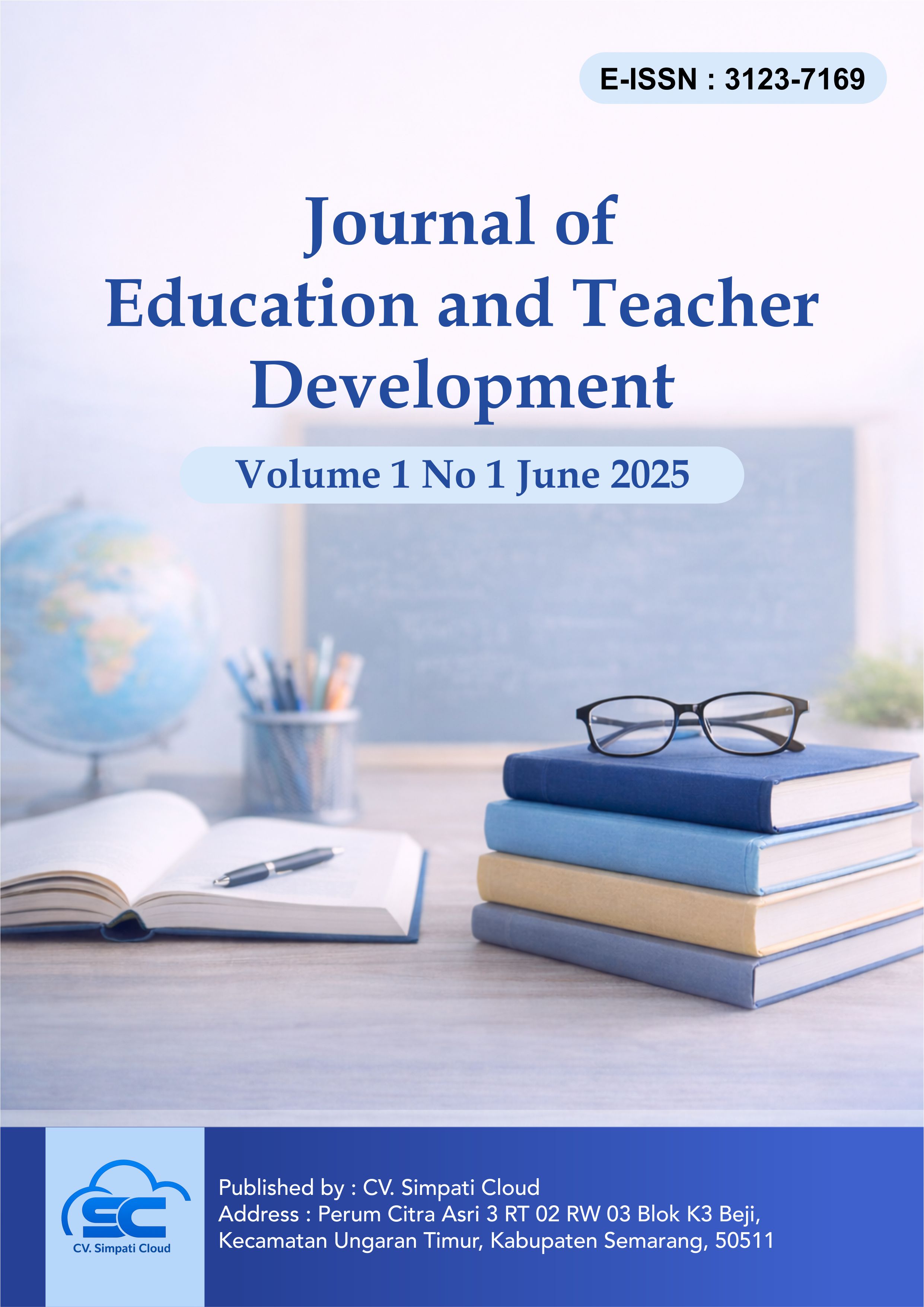 Journal of Education and Teacher Development Cover